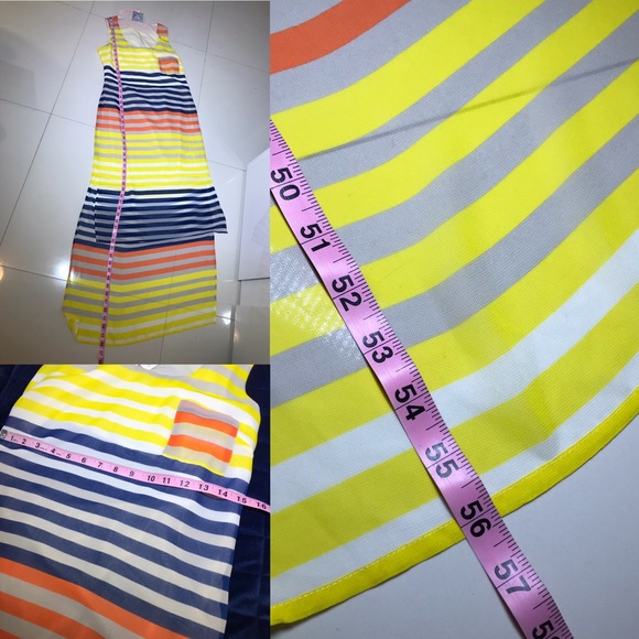 MOVING SALE⚡️SUPER CUTE STRIPE HIGH-LO DRESS (NWT) - Picture 7 of 7